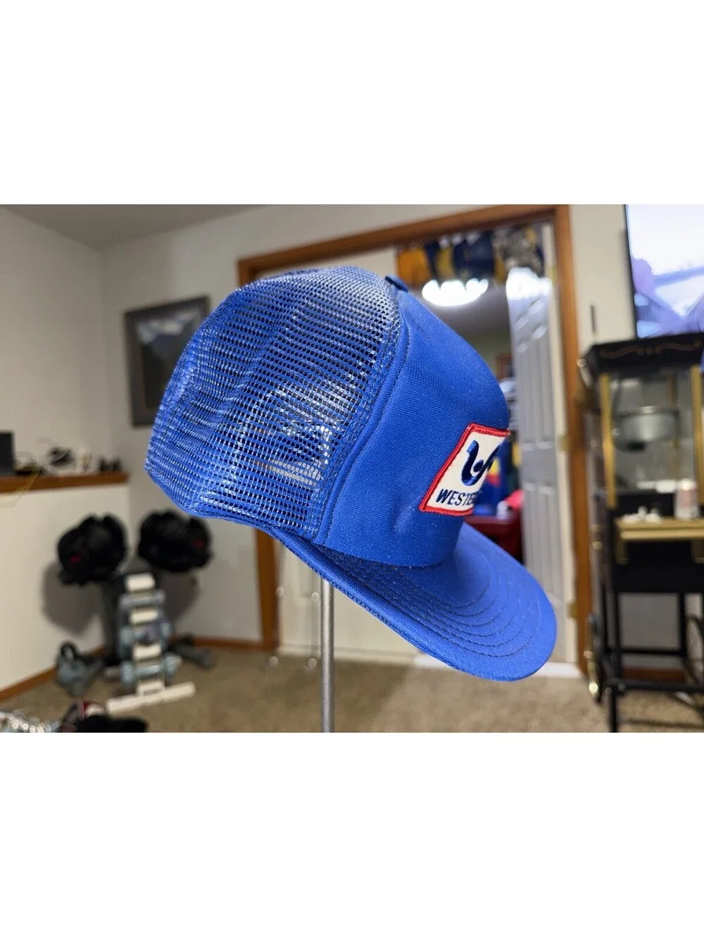 Vintage Western Wire Trucker Hat / SnapBack / Mesh